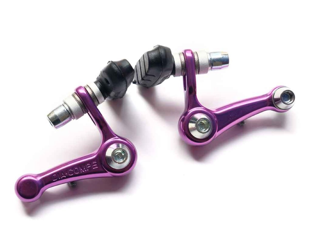 Dia-Compe Dc980 Retro Canti Brake Calipers Purple