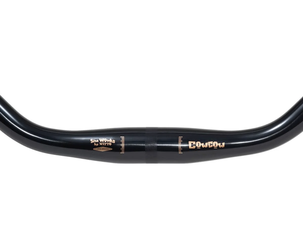 Simworks Cowcow Handlebars — Polished Black