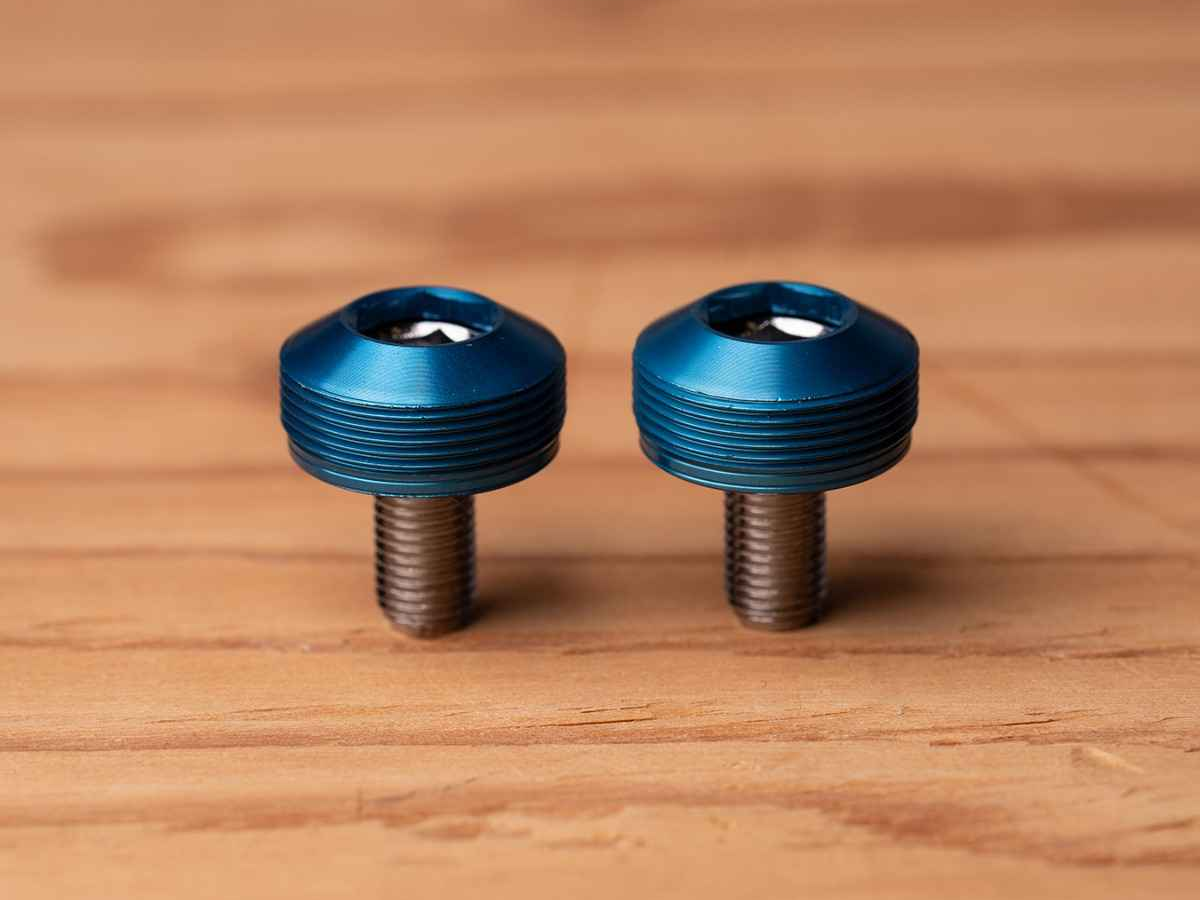 BLUE LUG BUMPY CRANK CAP SET