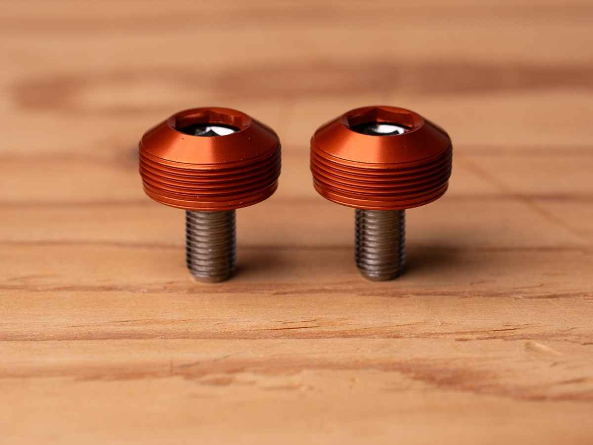 BLUE LUG BUMPY CRANK CAP SET