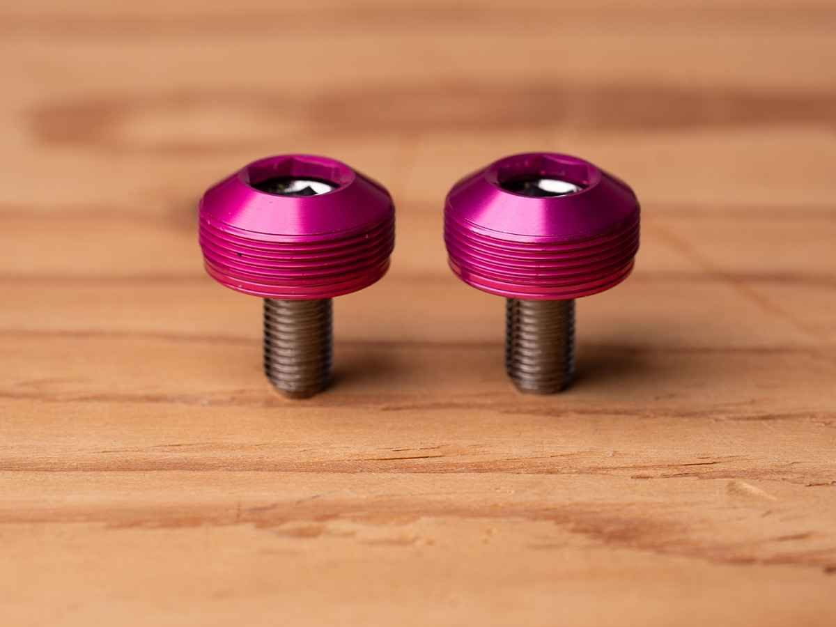 BLUE LUG BUMPY CRANK CAP SET