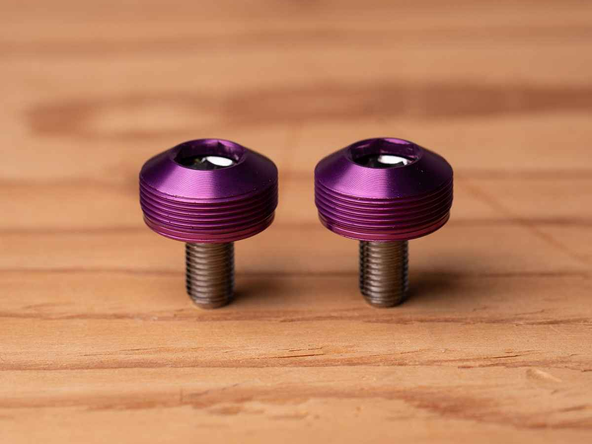 BLUE LUG BUMPY CRANK CAP SET
