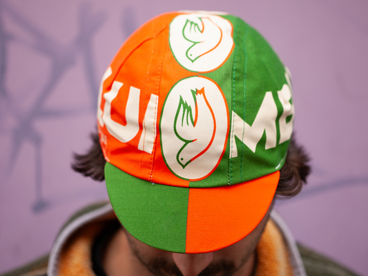 CINELLI HAT COLUMBUS GREEN BOX - GREEN & RED