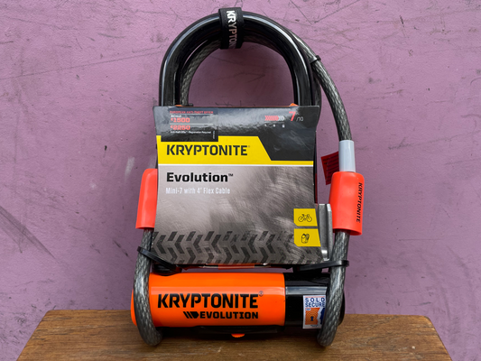 KRYPTONITE EVOLUTION MINI-7 + FLEX CABLE LOCK