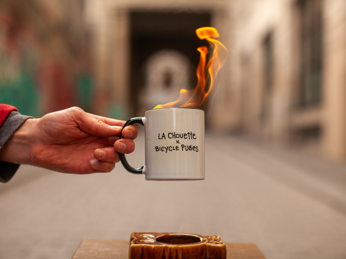 LA CHOUETTE x BICYCLE PUBES MUG