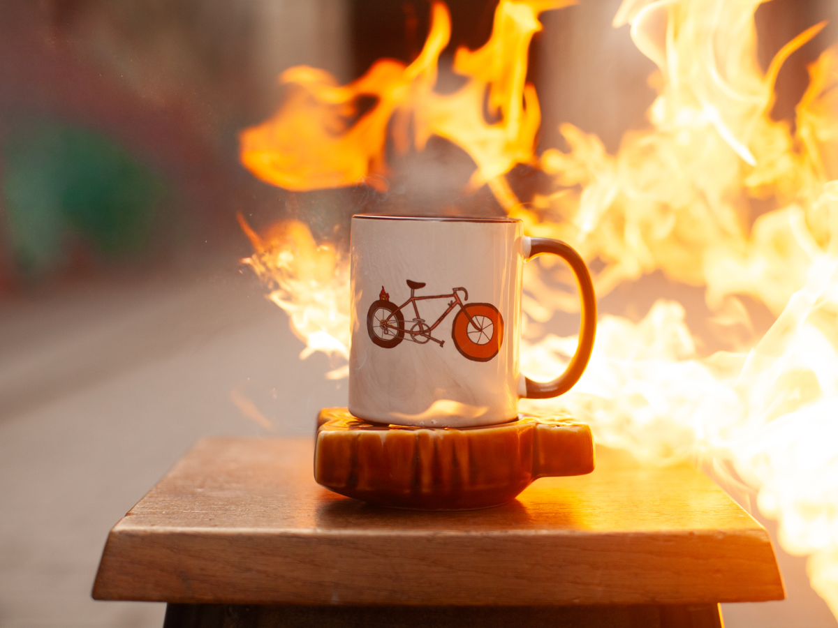 La Chouette X Bicycle Pubes Mug