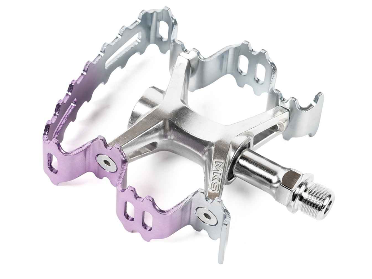 Mks Aurora Pedals — Purple Silver