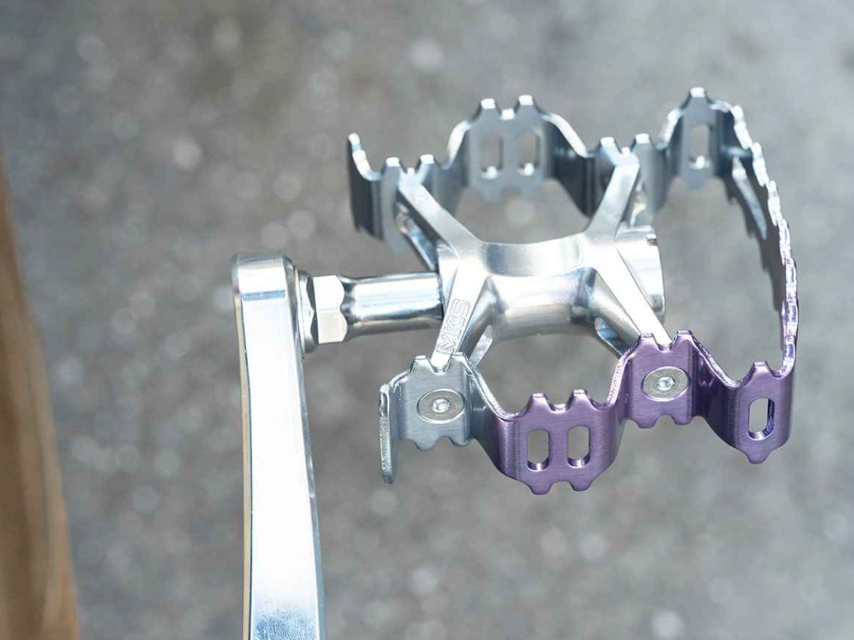 Mks Aurora Pedals — Purple Silver