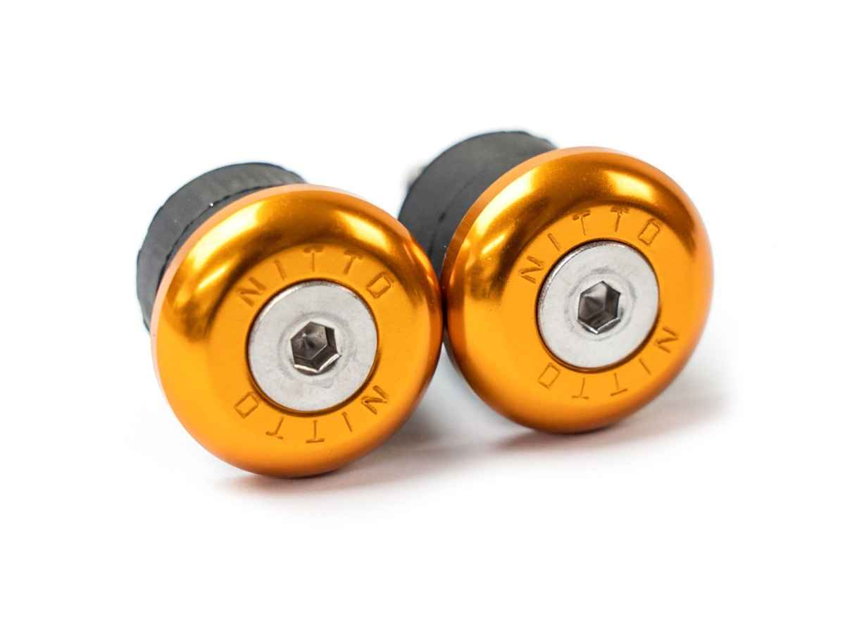 Nitto Bar Ends — Gold 22Mm
