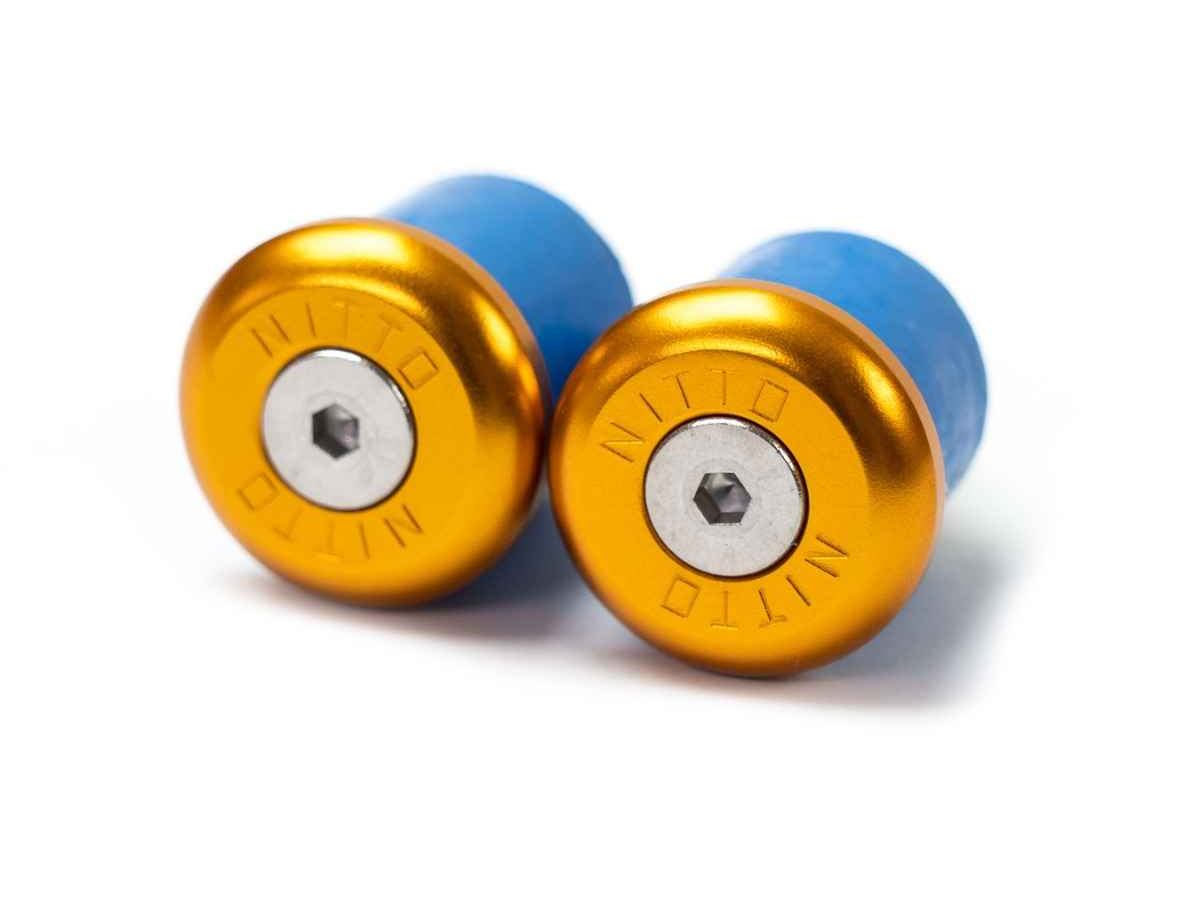 Nitto Bar Ends — Gold 24Mm