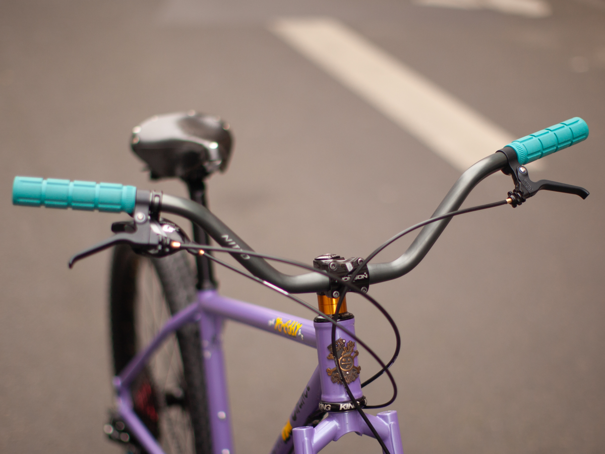 GUIDON NITTO - HI-BAR STEEL GRAY