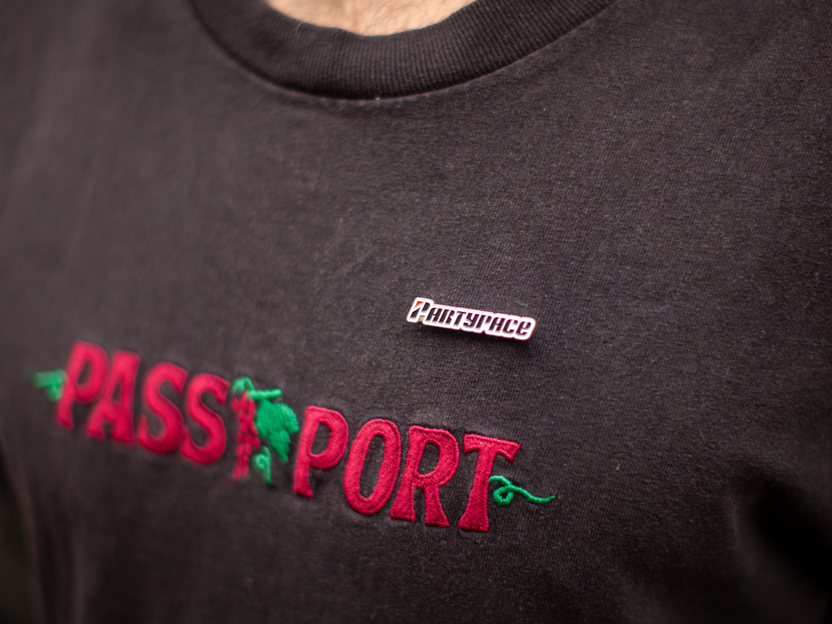 PATH LESS PEDALED PARTY PACE PIN