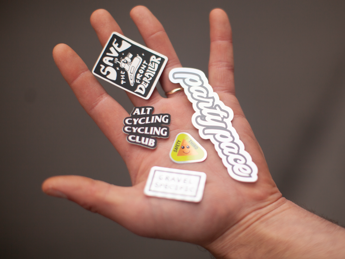 Path Less Pedaled Sticker Pack