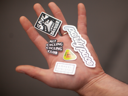 PATH LESS PEDALED STICKER PACK