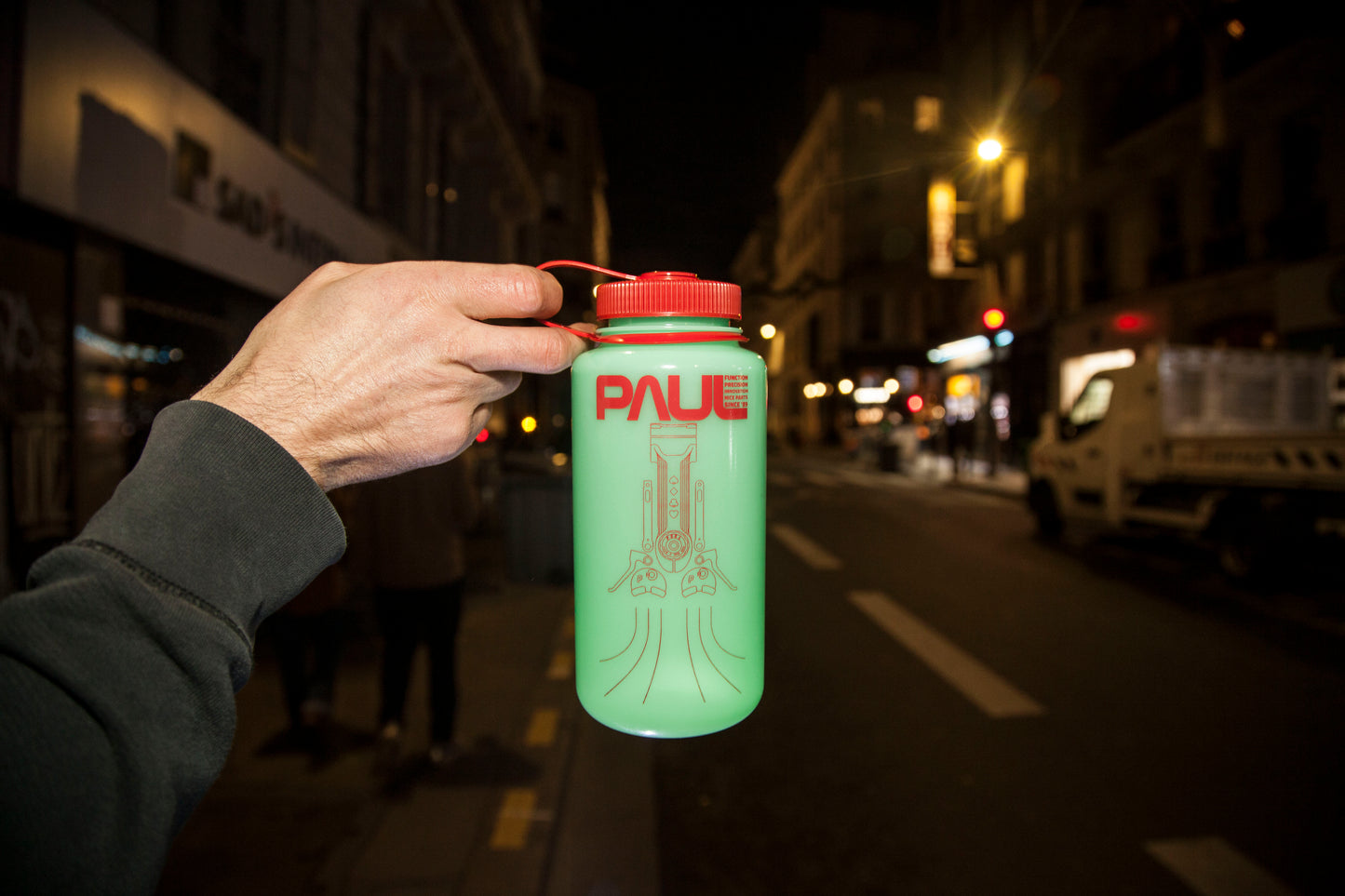 PAUL COMPONENTS GLOW IN THE DARK NASA NALGENE
