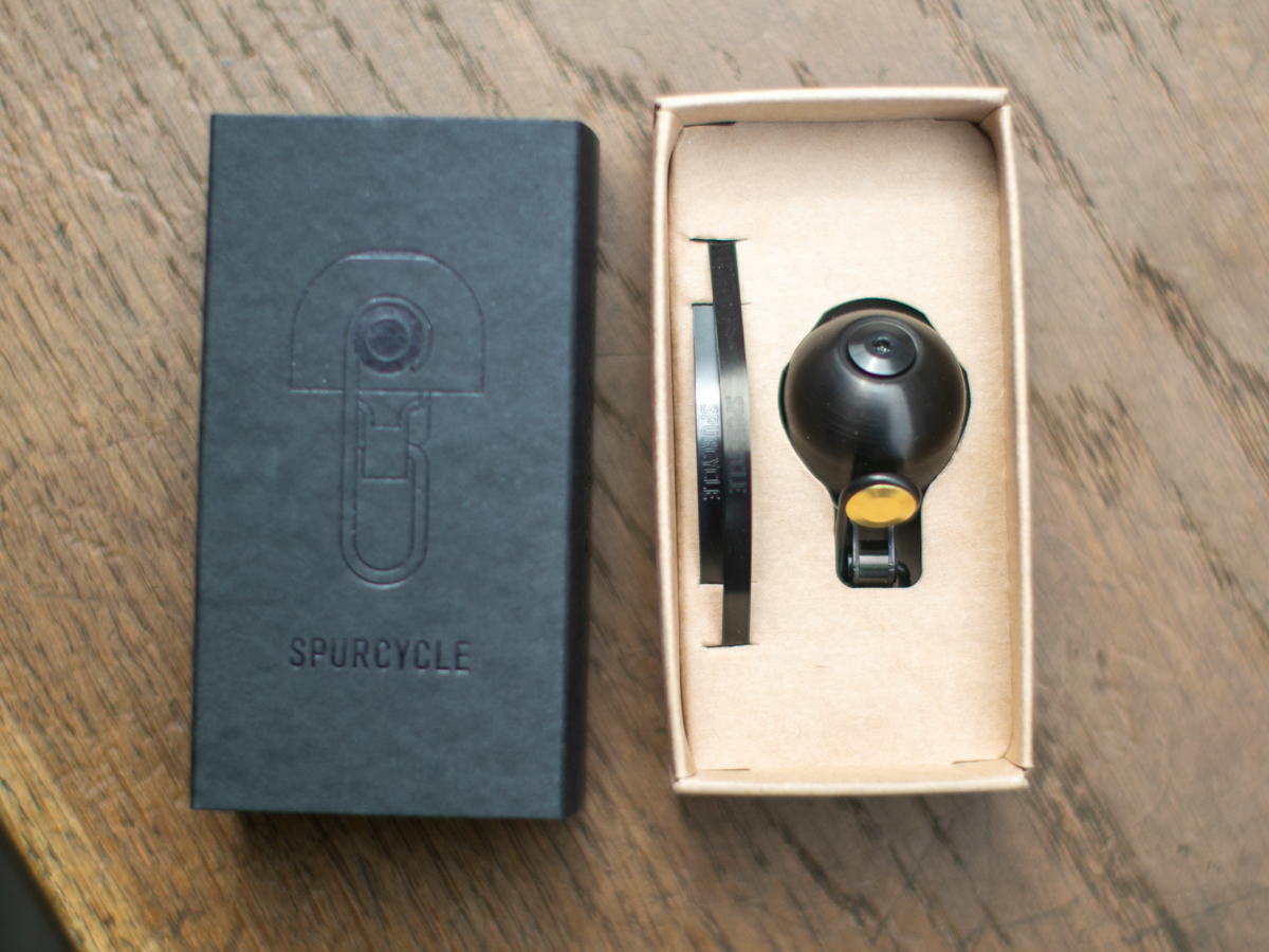 Spurcycle Original Bell — Black Gold