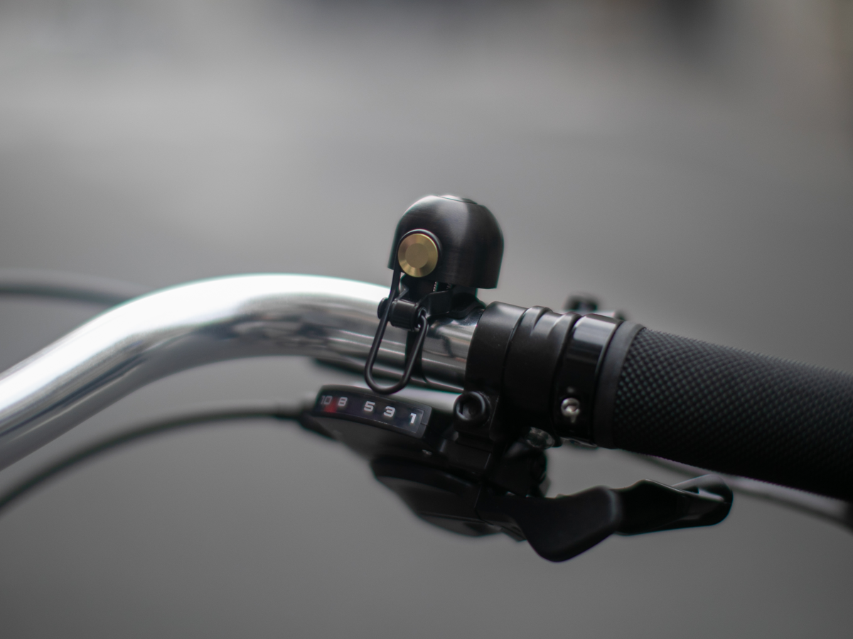 Spurcycle Original Bell — Black Gold