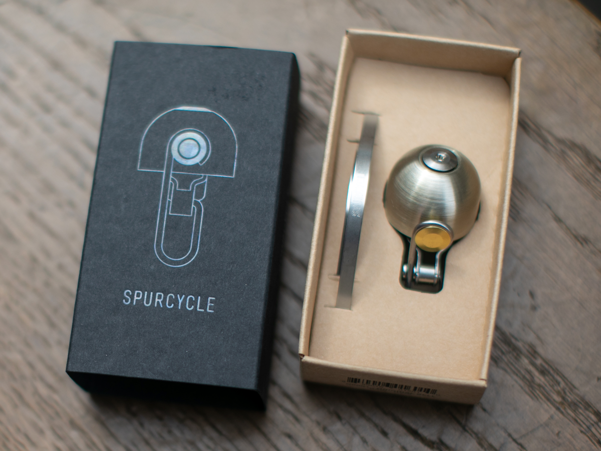 Spurcycle Original Bell — Raw Gold