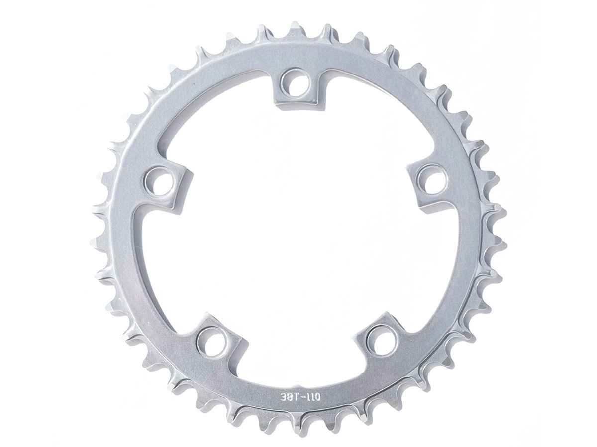 Blue Lug Fat Slim Chainring — Silver
