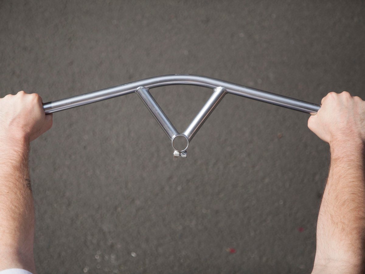 Fairweather B903 Bullmoose Handlebars — Silver